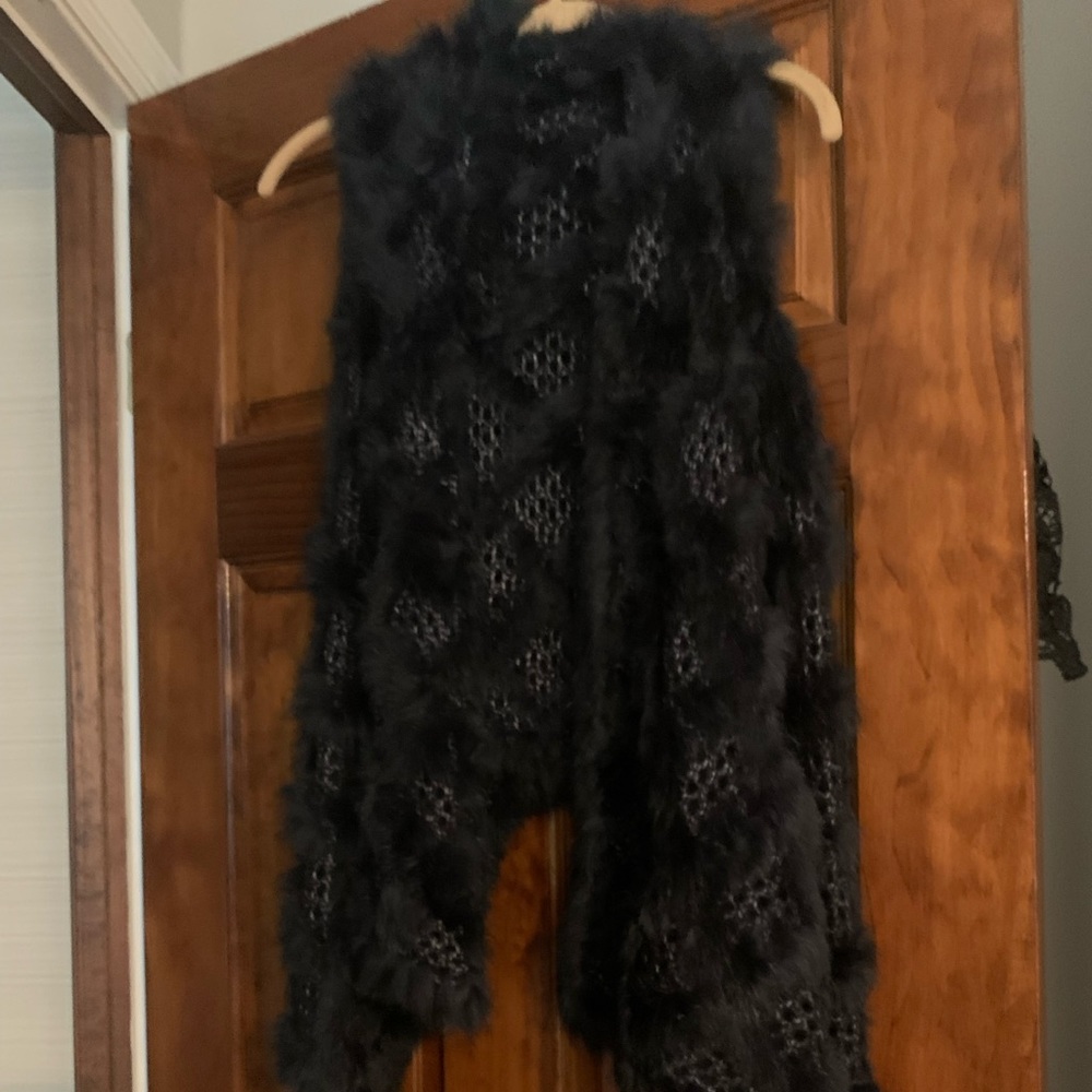 Knitted Rabbit vest M/L - Picture 2 of 8